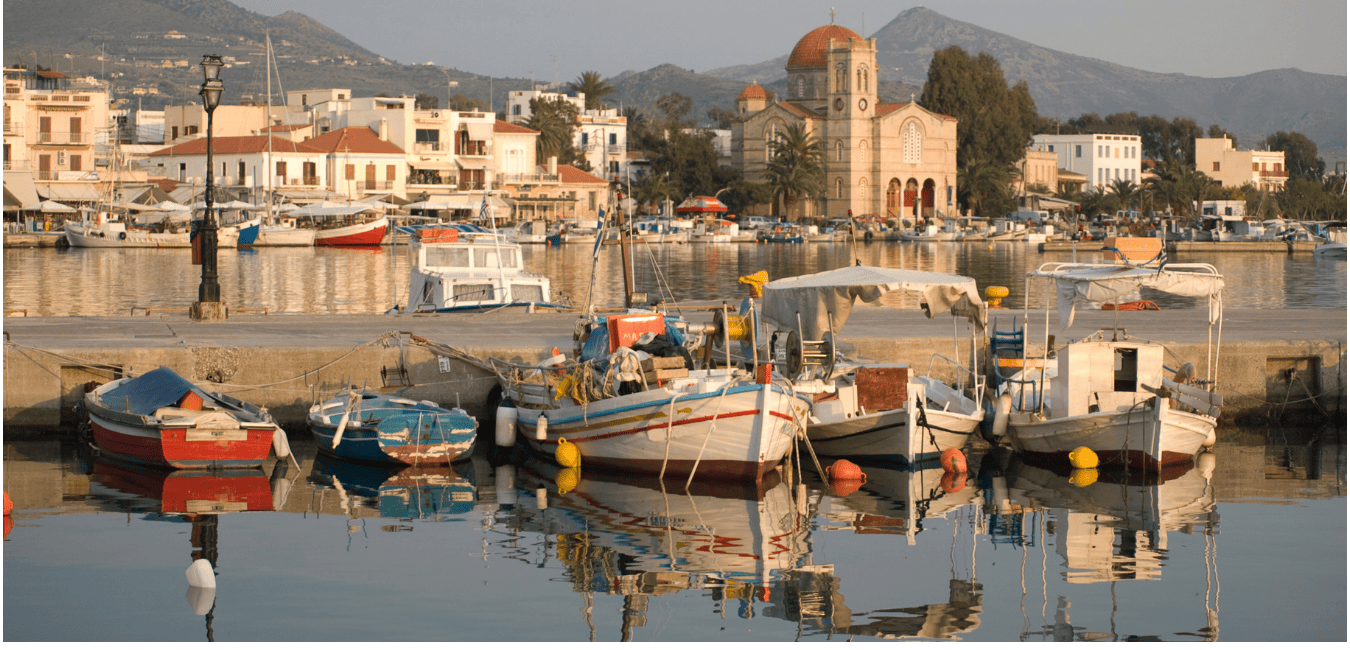 A marina on Aegina