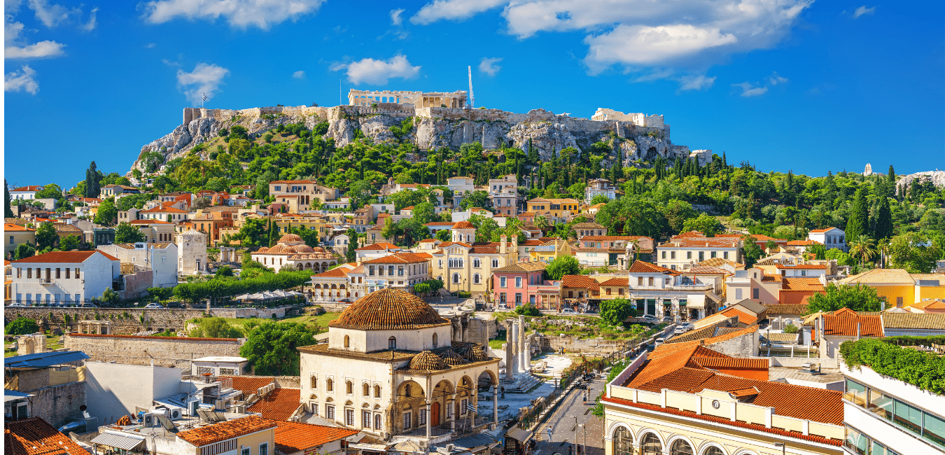 Athens in the daytime