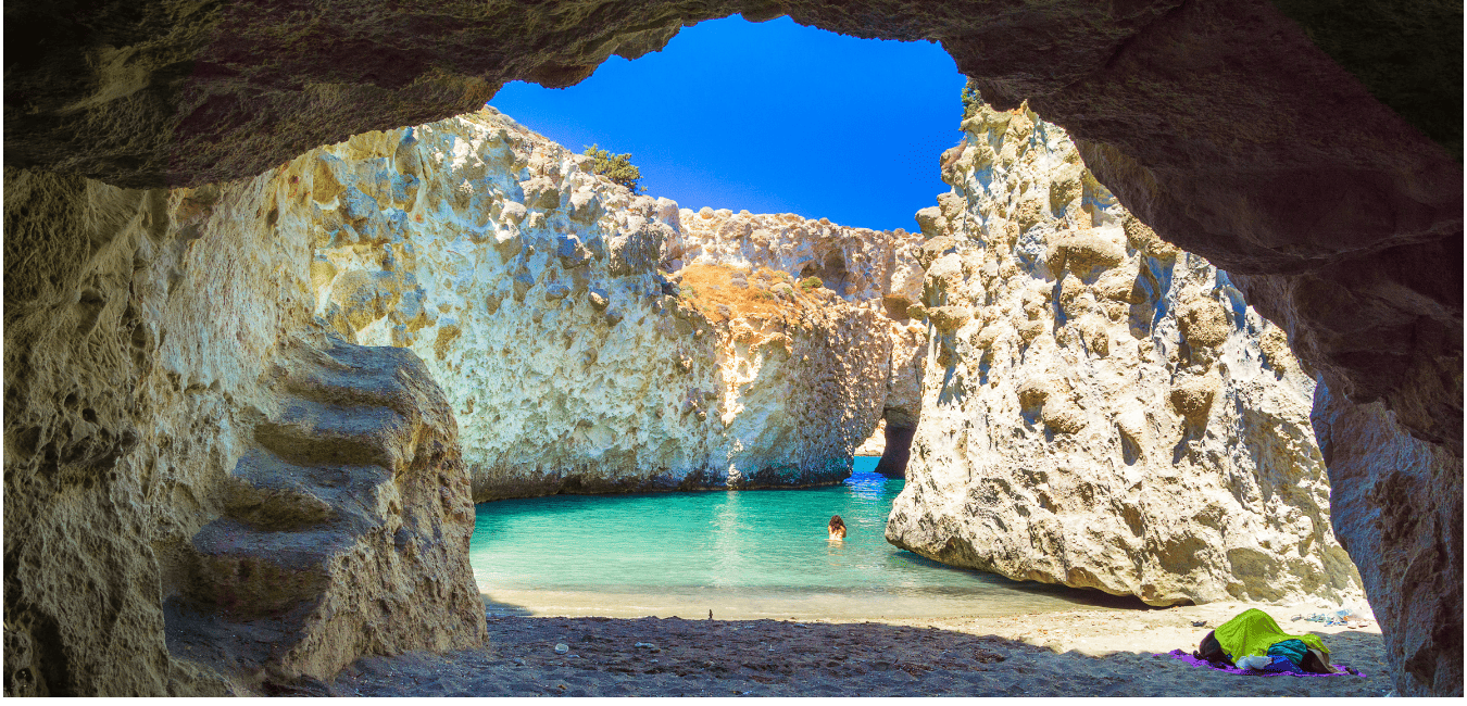 Papafragas Cave on Milos