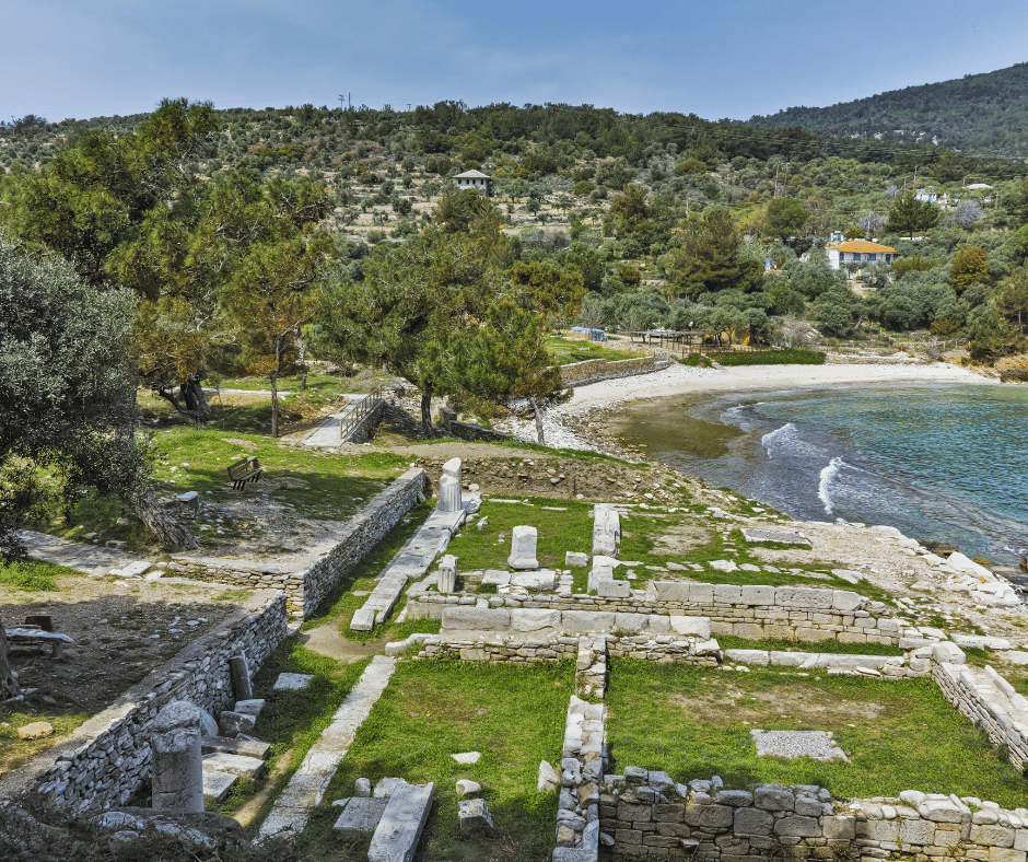 Part of the Aliki Ruins